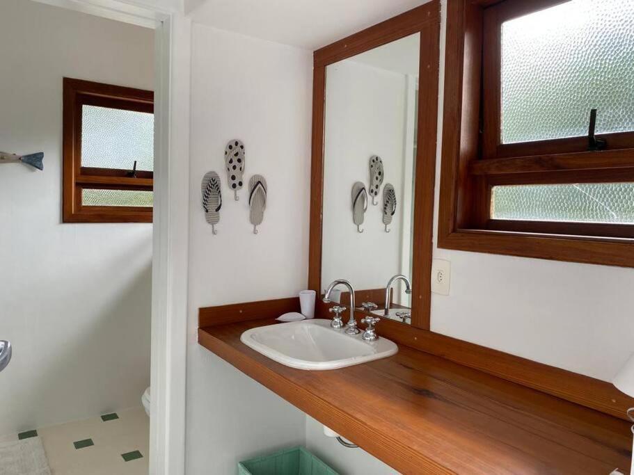 Casa Deliciosa Em Condo C/ Piscina Frente Ao Mar Sao Sebastiao  Luaran gambar
